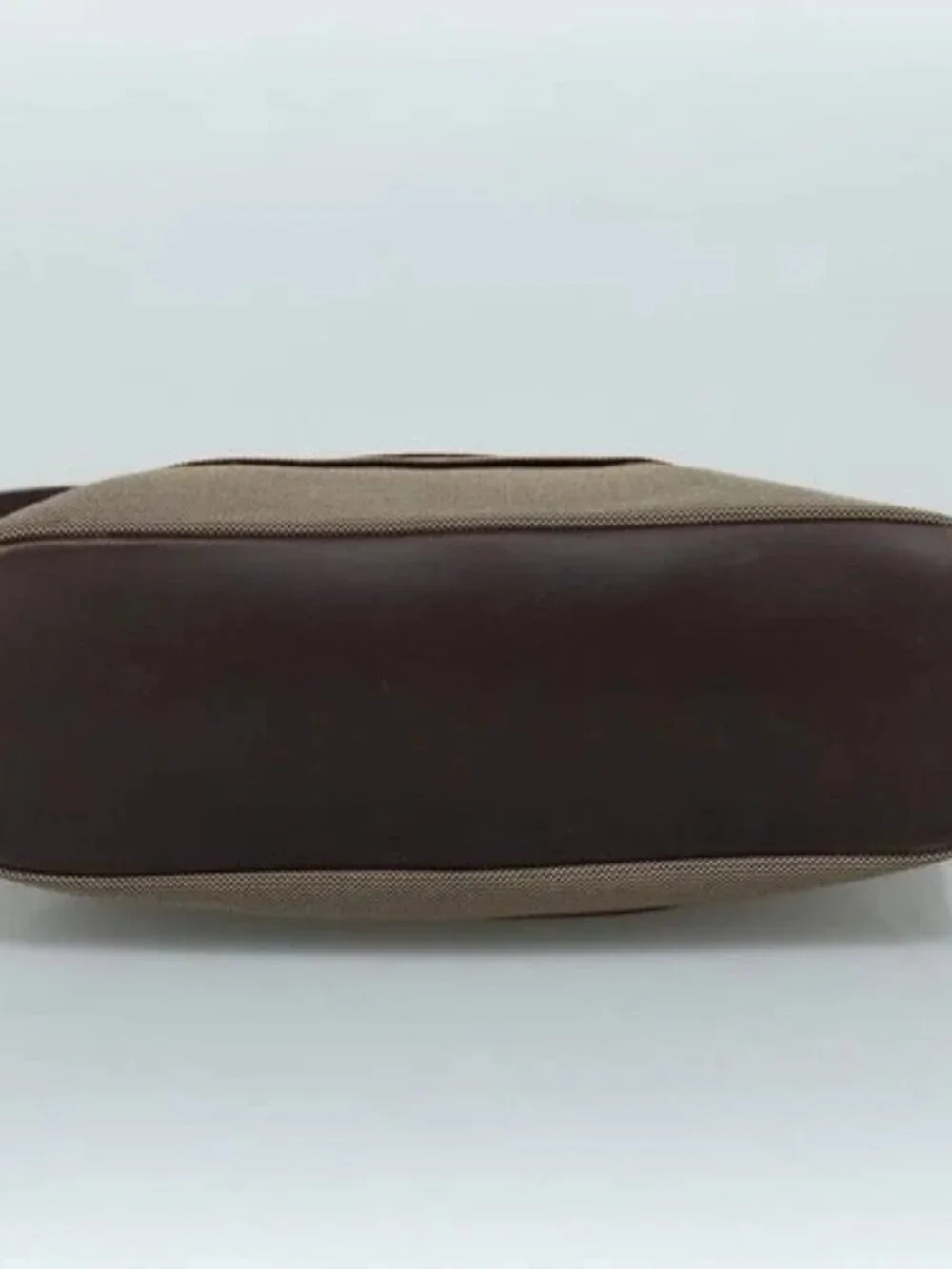 Salvatore Ferragamo Vala Shoulder Bag Canvas Brown Auth bs20980